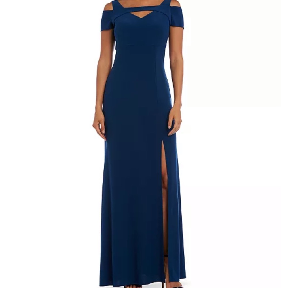 Teal Floor Length Gown